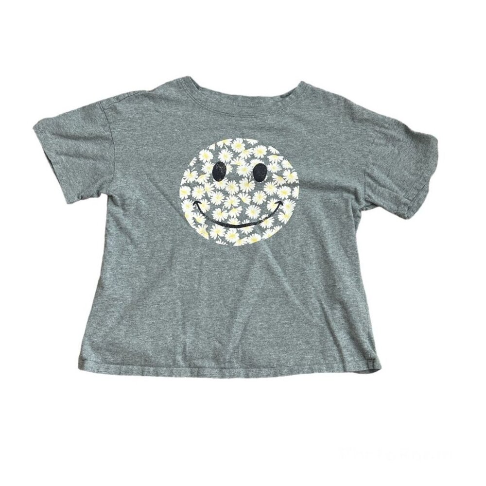 Art Class Daisy Smiley Face Shirt Size XL (14/16) GUC